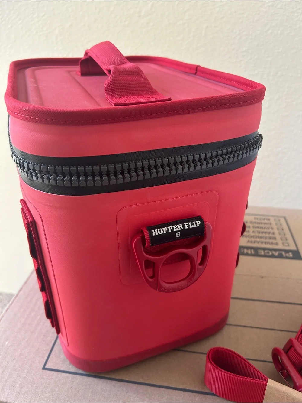 Yeti Red Lunch Tote with Removable Shoulder Strap